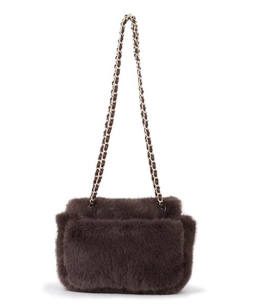 PAUL & JOE ACCESSOIRES(ポールアンドジョーアクセソワ)の「PAUL & JOE ACCESSOIRES (ポール&ジョーアクセソワ)ミニショルダーバッグ PJA-B1282 ファーヌネット(ショルダーバッグ・レディース・ブラウン/グリーン・FREE)」の6枚目の写真