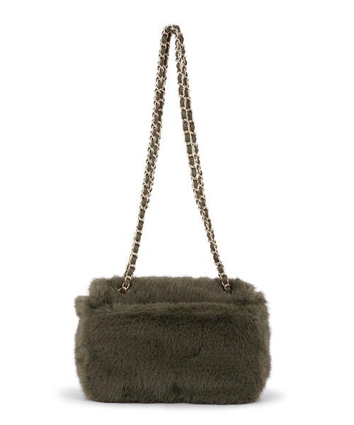 PAUL & JOE ACCESSOIRES(ポールアンドジョーアクセソワ)の「PAUL & JOE ACCESSOIRES (ポール&ジョーアクセソワ)ミニショルダーバッグ PJA-B1282 ファーヌネット(ショルダーバッグ・レディース・ブラウン/グリーン・FREE)」の12枚目の写真