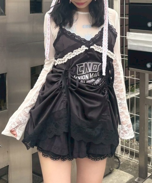 ワンピース Candy Stripper CND LINGERIE MINI DRESS CND LINGERIE MINI DRESS | Candy Stripper（キャンディ