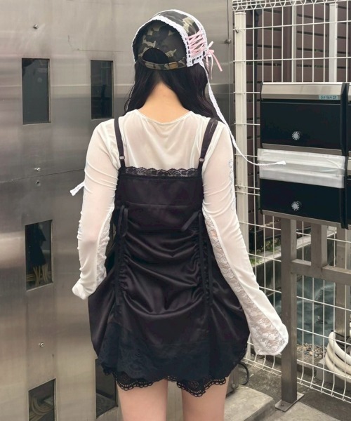 ワンピース Candy Stripper CND LINGERIE MINI DRESS CND LINGERIE MINI ドレス（ワンピース）｜Candy Stripper