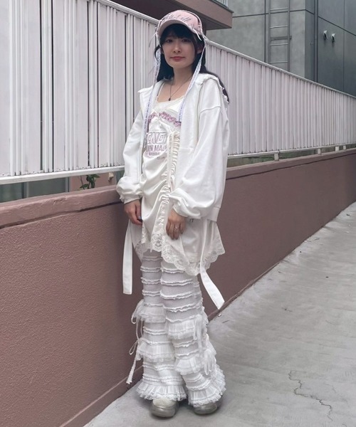 Candy Stripper（キャンディストリッパー）の「CND LINGERIE MINI ドレス（ワンピース・レディース・ネイビー/アイボリー/ライトブルー/ブラック・FREE）」の19枚目の写真