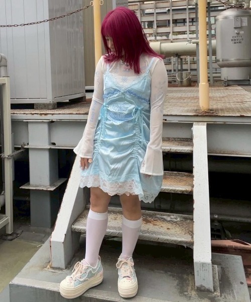 ワンピース Candy Stripper CND LINGERIE MINI DRESS CND LINGERIE MINI ドレス（ワンピース）｜Candy Stripper