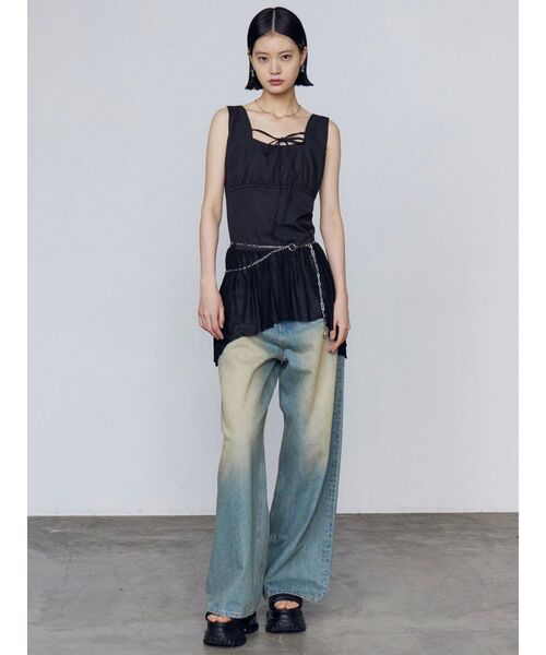 EMODA（エモダ）の「エアバルキーソールパッファーサンダル（サンダル・レディース・ブラック・LARGE/MEDIUM/SMALL）」の9枚目の写真