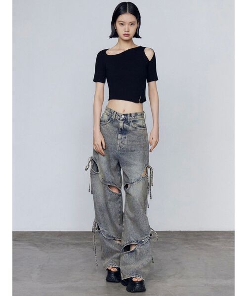 EMODA（エモダ）の「エアバルキーソールパッファーサンダル（サンダル・レディース・ブラック・LARGE/MEDIUM/SMALL）」の13枚目の写真