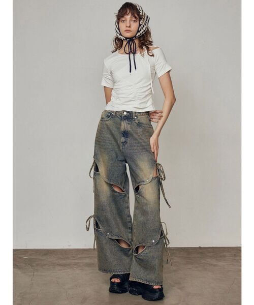 EMODA（エモダ）の「エアバルキーソールパッファーサンダル（サンダル・レディース・ブラック・LARGE/MEDIUM/SMALL）」の18枚目の写真