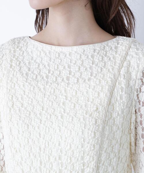 NATURAL BEAUTY BASIC(ナチュラルビューティーベーシック)の「◇レースフレアワンピース(ワンピース・レディース・オフホワイト/ダークブラウン・MEDIUM/P/S)」の17枚目の写真