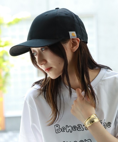 Carhartt（カーハート）の「【carhartt/カーハート】RUGGED PROFESSIONAL SERIES CANVAS MESH BACK CAP/メッシュキャップ（キャップ・メンズ・ブラック/チャコール/ダークカーキ/ネイビー・FREE）」の18枚目の写真