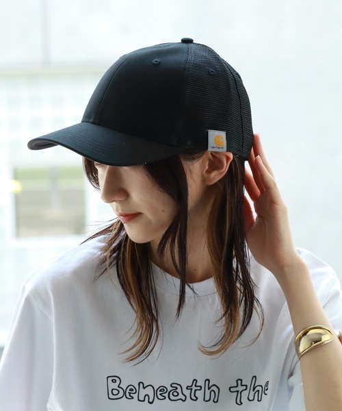 Carhartt（カーハート）の「【carhartt/カーハート】RUGGED PROFESSIONAL SERIES CANVAS MESH BACK CAP/メッシュキャップ（キャップ・メンズ・ブラック/チャコール/ダークカーキ/ネイビー・FREE）」の19枚目の写真