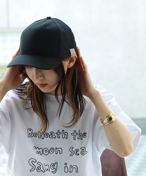 Carhartt（カーハート）の「【carhartt/カーハート】RUGGED PROFESSIONAL SERIES CANVAS MESH BACK CAP/メッシュキャップ（キャップ・メンズ・ブラック/チャコール/ダークカーキ/ネイビー・FREE）」の20枚目の写真