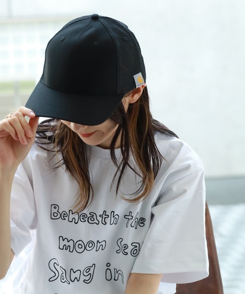 Carhartt（カーハート）の「【carhartt/カーハート】RUGGED PROFESSIONAL SERIES CANVAS MESH BACK CAP/メッシュキャップ（キャップ・メンズ・ブラック/チャコール/ダークカーキ/ネイビー・FREE）」の5枚目の写真