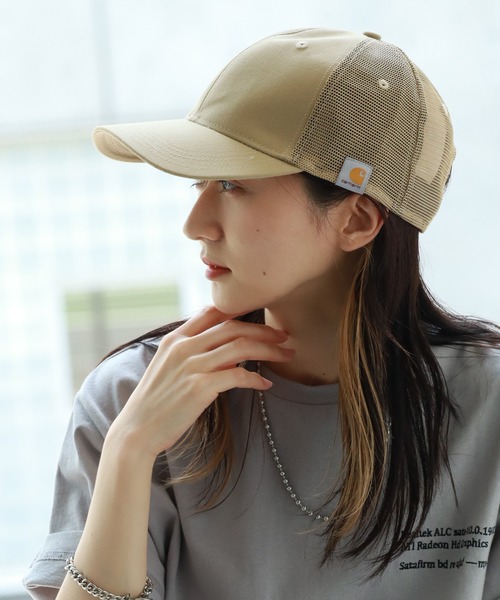Carhartt（カーハート）の「【carhartt/カーハート】RUGGED PROFESSIONAL SERIES CANVAS MESH BACK CAP/メッシュキャップ（キャップ・メンズ・ブラック/チャコール/ダークカーキ/ネイビー・FREE）」の7枚目の写真