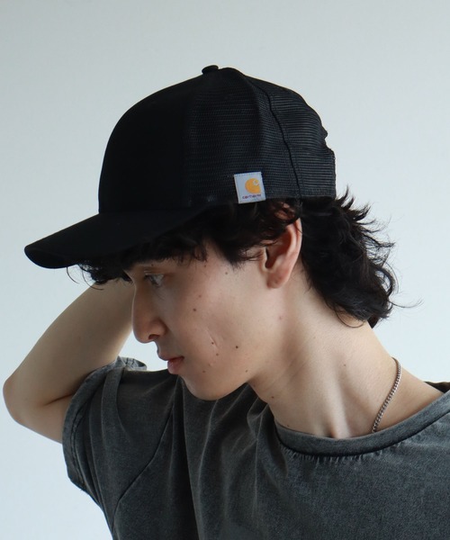 Carhartt（カーハート）の「【carhartt/カーハート】RUGGED PROFESSIONAL SERIES CANVAS MESH BACK CAP/メッシュキャップ（キャップ・メンズ・ブラック/チャコール/ダークカーキ/ネイビー・FREE）」の21枚目の写真