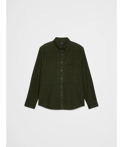 BANANA REPUBLIC FACTORY STORE(バナナリパブリック ファクトリーストア)の「★BANANA REPUBLIC FACTORY STORE スリムフィット ファインウェール コーデュロイシャツ(シャツ/ブラウス・メンズ・ブラウン/ネイビー/ダークグリーン/アイボリー/レッド/グレー・S/M/L/XL)」の17枚目の写真