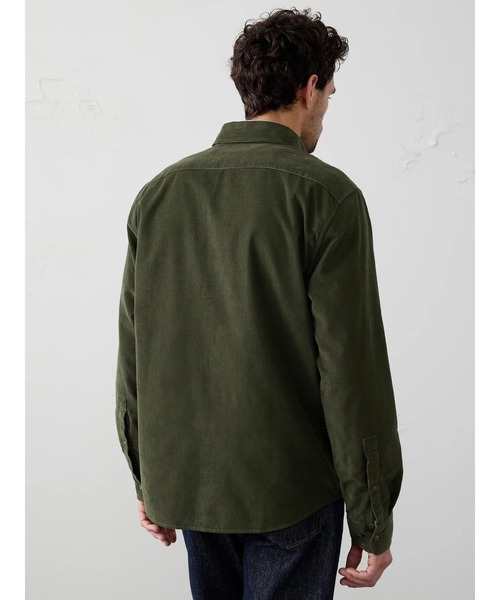 BANANA REPUBLIC FACTORY STORE(バナナリパブリック ファクトリーストア)の「★BANANA REPUBLIC FACTORY STORE スリムフィット ファインウェール コーデュロイシャツ(シャツ/ブラウス・メンズ・ブラウン/ネイビー/ダークグリーン/アイボリー/レッド/グレー・S/M/L/XL)」の13枚目の写真