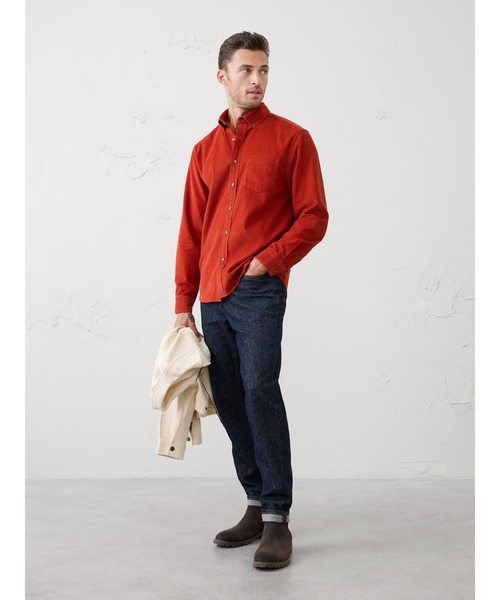 シャツ ブラウス ファインウェールコーデュロイ シャツ / 224372 309 BANANA REPUBLIC FACTORY STORE（バナナリパブリック ファクトリー