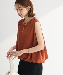 ・Petit Fleur バルーンノースリーブプルオーバー