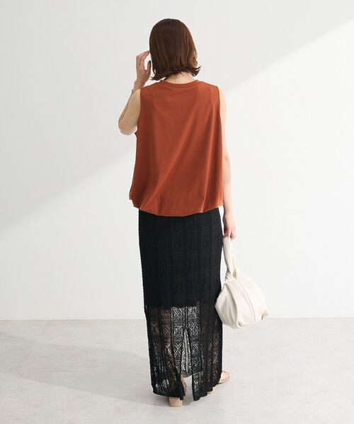 Petit fleur（プチフルール）の「・Petit Fleur バルーンノースリーブプルオーバー（Tシャツ/カットソー・レディース・ブラウン/テラコッタ/チャコールグレー/オフホワイト・FREE）」の7枚目の写真