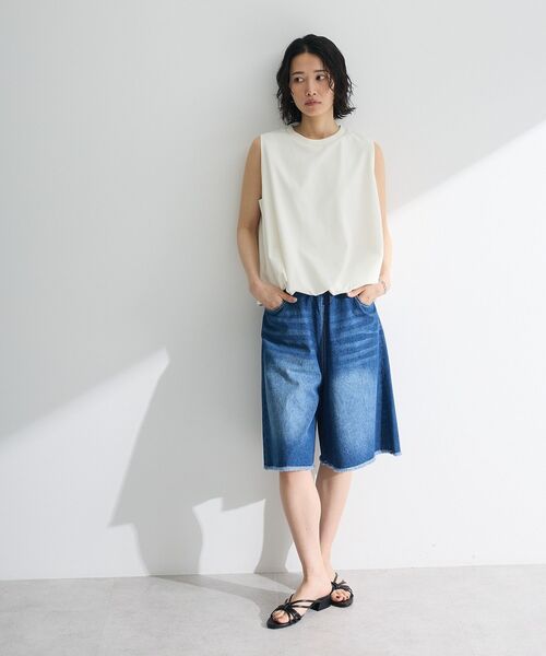 Petit fleur（プチフルール）の「・Petit Fleur バルーンノースリーブプルオーバー（Tシャツ/カットソー・レディース・ブラウン/テラコッタ/チャコールグレー/オフホワイト・FREE）」の11枚目の写真