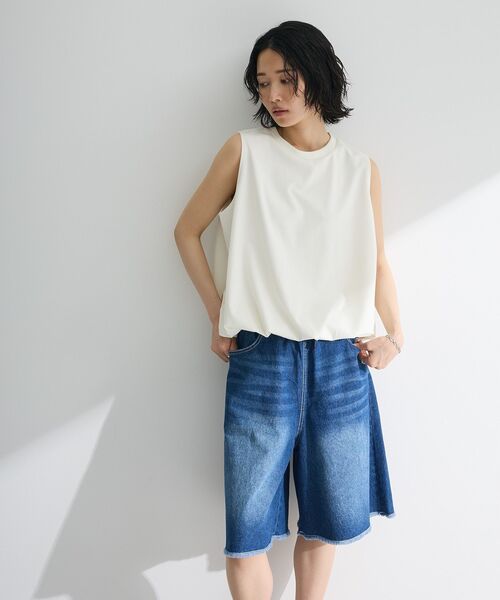 Petit fleur（プチフルール）の「・Petit Fleur バルーンノースリーブプルオーバー（Tシャツ/カットソー・レディース・ブラウン/テラコッタ/チャコールグレー/オフホワイト・FREE）」の13枚目の写真