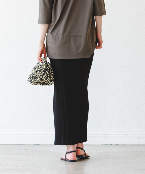 Noble（ノーブル）の「《WEB限定追加》トタンテレコタイトスカート18（スカート・レディース・ブラック/ブラウン/グレー・36/38/40）」の16枚目の写真