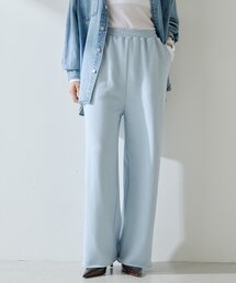 ロゴ裏毛ワイドパンツ