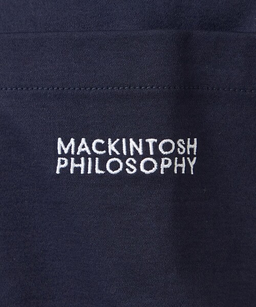 MACKINTOSH PHILOSOPHY(マッキントッシュ フィロソフィー)の「シルケットスムース クルーネック半袖ポケT(Tシャツ/カットソー・メンズ・ホワイト/ダークネイビー・38/40)」の5枚目の写真
