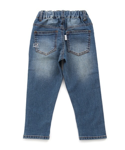 Ocean&Ground（オーシャン&グラウンド）の「ﾃﾞﾆﾑﾃｰﾊﾟｰﾄﾞﾊﾟﾝﾂ（デニムパンツ・キッズ・ブルー系その他/ダークインディゴブルー/ワンウォッシュ・140/130/120/110/100/90/80）」の12枚目の写真
