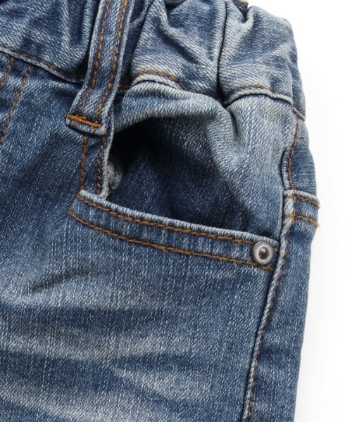 Ocean&Ground（オーシャン&グラウンド）の「ﾃﾞﾆﾑﾃｰﾊﾟｰﾄﾞﾊﾟﾝﾂ（デニムパンツ・キッズ・ブルー系その他/ダークインディゴブルー/ワンウォッシュ・140/130/120/110/100/90/80）」の6枚目の写真