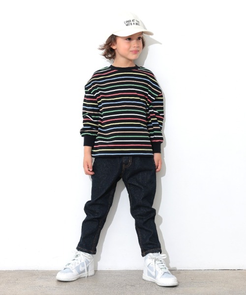 Ocean&Ground（オーシャン&グラウンド）の「ﾃﾞﾆﾑﾃｰﾊﾟｰﾄﾞﾊﾟﾝﾂ（デニムパンツ・キッズ・ブルー系その他/ダークインディゴブルー/ワンウォッシュ・140/130/120/110/100/90/80）」の20枚目の写真