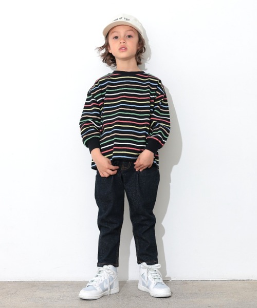 Ocean&Ground（オーシャン&グラウンド）の「ﾃﾞﾆﾑﾃｰﾊﾟｰﾄﾞﾊﾟﾝﾂ（デニムパンツ・キッズ・ブルー系その他/ダークインディゴブルー/ワンウォッシュ・140/130/120/110/100/90/80）」の19枚目の写真