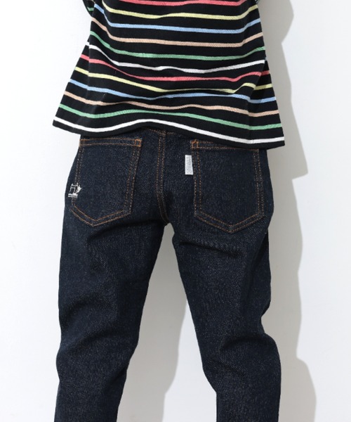 Ocean&Ground（オーシャン&グラウンド）の「ﾃﾞﾆﾑﾃｰﾊﾟｰﾄﾞﾊﾟﾝﾂ（デニムパンツ・キッズ・ブルー系その他/ダークインディゴブルー/ワンウォッシュ・140/130/120/110/100/90/80）」の18枚目の写真