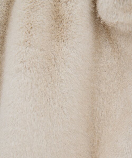 GALLARDAGALANTE（ガリャルダガランテ）の「【プラスワンで着映え！】フーディーファーベスト（ベスト・レディース・ブラウン/オフホワイト・FREE）」の12枚目の写真