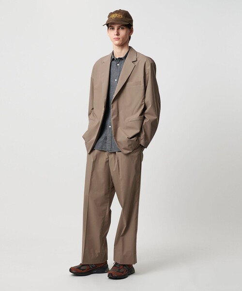 UNITED ARROWS & SONS(ユナイテッドアローズアンドサンズ)の「<UNITED ARROWS & SONS> P/R BRD 1P TROUSERS/スラックス(スラックス・メンズ・ブラック/ベージュ・M/S/L/XL)」の2枚目の写真