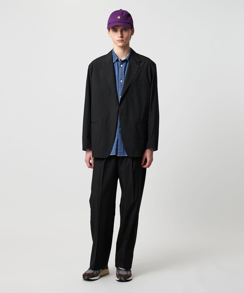UNITED ARROWS & SONS(ユナイテッドアローズアンドサンズ)の「<UNITED ARROWS & SONS> P/R BRD 1P TROUSERS/スラックス(スラックス・メンズ・ブラック/ベージュ・M/S/L/XL)」の1枚目の写真