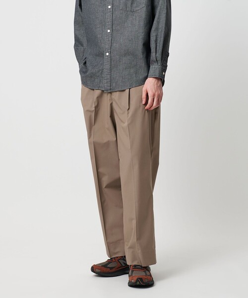 UNITED ARROWS & SONS(ユナイテッドアローズアンドサンズ)の「<UNITED ARROWS & SONS> P/R BRD 1P TROUSERS/スラックス(スラックス・メンズ・ブラック/ベージュ・M/S/L/XL)」の3枚目の写真