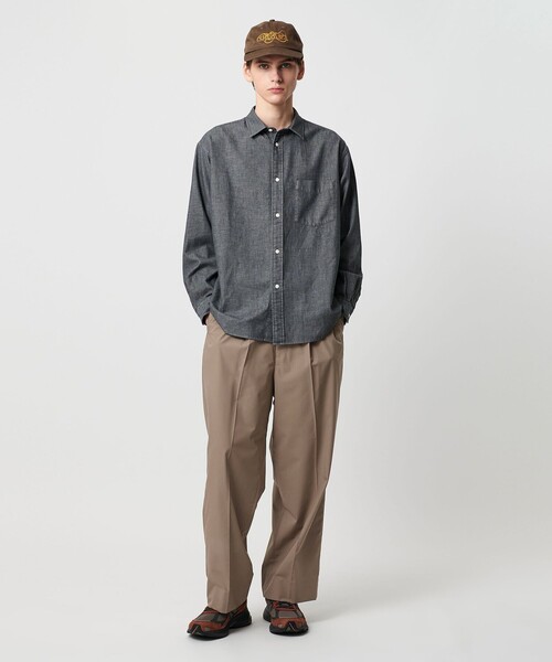 UNITED ARROWS & SONS(ユナイテッドアローズアンドサンズ)の「<UNITED ARROWS & SONS> P/R BRD 1P TROUSERS/スラックス(スラックス・メンズ・ブラック/ベージュ・M/S/L/XL)」の5枚目の写真