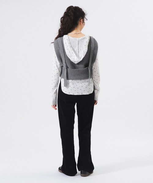 BEAMS BOY（ビームスボーイ）の「【1/15再値下げ】ミリタリー アレンジ ベスト（ベスト・レディース・ブラック/グレー・ONE SIZE）」の5枚目の写真