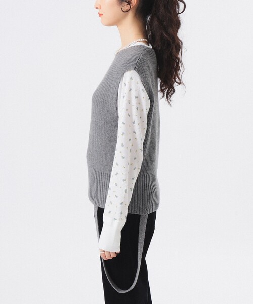 BEAMS BOY（ビームスボーイ）の「【1/15再値下げ】ミリタリー アレンジ ベスト（ベスト・レディース・ブラック/グレー・ONE SIZE）」の10枚目の写真