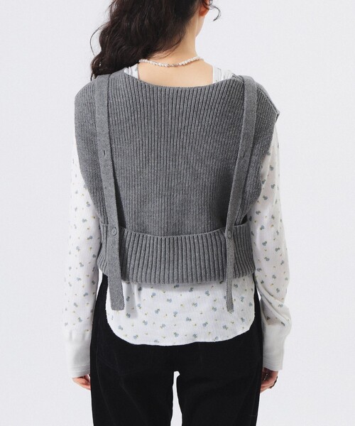 BEAMS BOY（ビームスボーイ）の「【1/15再値下げ】ミリタリー アレンジ ベスト（ベスト・レディース・ブラック/グレー・ONE SIZE）」の16枚目の写真