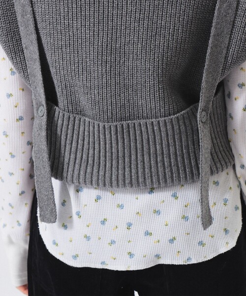 BEAMS BOY（ビームスボーイ）の「【1/15再値下げ】ミリタリー アレンジ ベスト（ベスト・レディース・ブラック/グレー・ONE SIZE）」の17枚目の写真