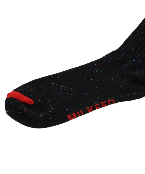 MILKFED.（ミルクフェド）の「COLOR NEP HEART SOCKS（ソックス/靴下・レディース・ブラック/ホワイト/ブラウン・ONE SIZE）」の7枚目の写真