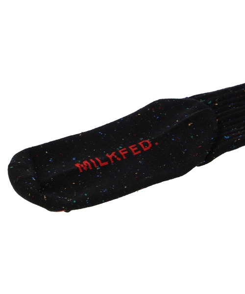 MILKFED.（ミルクフェド）の「COLOR NEP HEART SOCKS（ソックス/靴下・レディース・ブラック/ホワイト/ブラウン・ONE SIZE）」の8枚目の写真