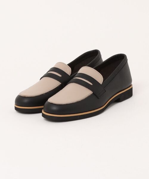 ENあしながおじさん（エンアシナガオジサン）の「防水｜コインローファー　5360613（ローファー・レディース・ブラック/ブラックミックス/チョコ・24cm/23.5cm/23cm/22.5cm/24.5cm）」の7枚目の写真