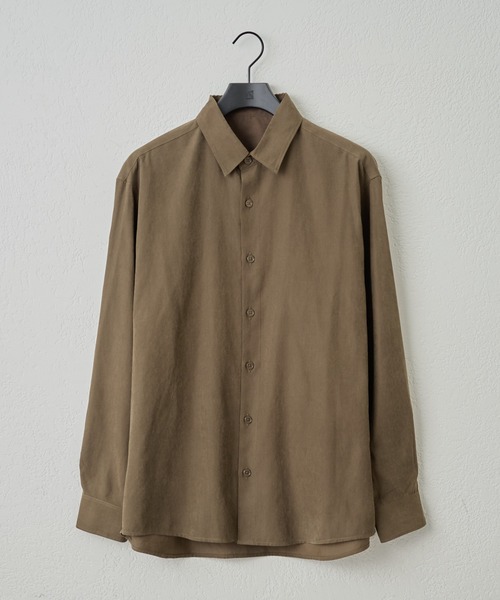 COLONY 2139（コロニートゥーワンスリーナイン）の「ナローピーチレギュラーシャツ（シャツ/ブラウス・メンズ・キャメル/ブラック/オリーブ・MEDIUM/LARGE）」の3枚目の写真
