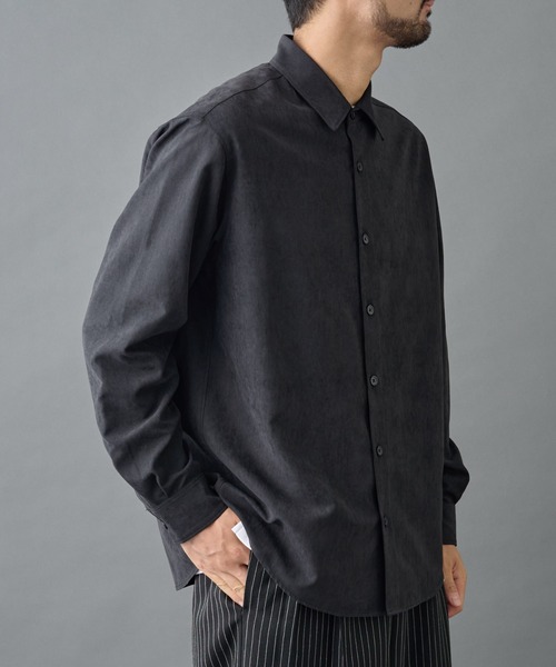 COLONY 2139（コロニートゥーワンスリーナイン）の「ナローピーチレギュラーシャツ（シャツ/ブラウス・メンズ・キャメル/ブラック/オリーブ・MEDIUM/LARGE）」の19枚目の写真