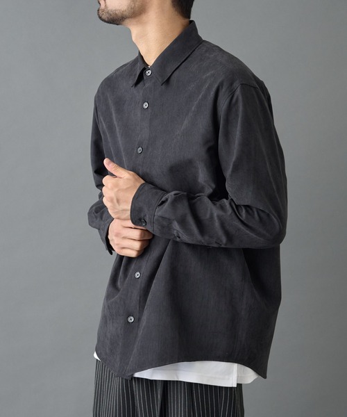 COLONY 2139（コロニートゥーワンスリーナイン）の「ナローピーチレギュラーシャツ（シャツ/ブラウス・メンズ・キャメル/ブラック/オリーブ・MEDIUM/LARGE）」の17枚目の写真