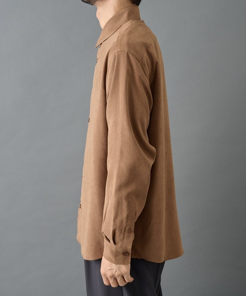 COLONY 2139（コロニートゥーワンスリーナイン）の「ナローピーチレギュラーシャツ（シャツ/ブラウス・メンズ・キャメル/ブラック/オリーブ・MEDIUM/LARGE）」の11枚目の写真