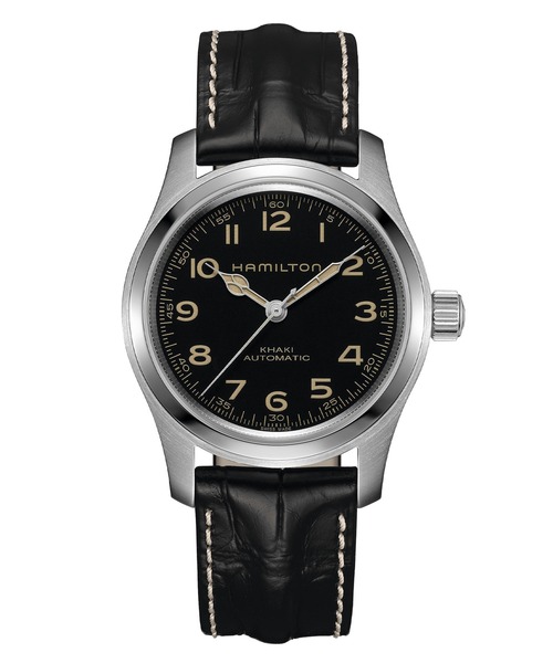 HAMILTON（ハミルトン）の「HAMILTON [ハミルトン] 腕時計 Khaki Field （カーキ フィールド） Murph オート 自動巻き 42MM ブラック×ブラック（アナログ腕時計・メンズ・ブラック・FREE）」の2枚目の写真