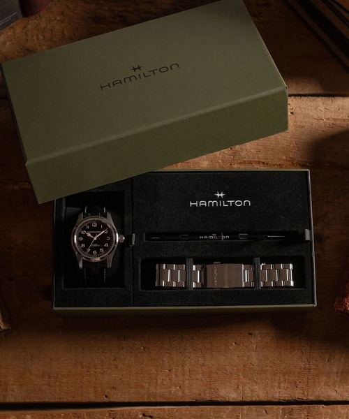HAMILTON（ハミルトン）の「HAMILTON [ハミルトン] 腕時計 Khaki Field （カーキ フィールド） Murph オート 自動巻き 42MM ブラック×ブラック（アナログ腕時計・メンズ・ブラック・FREE）」の6枚目の写真