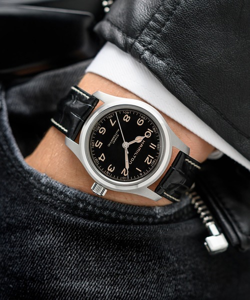HAMILTON（ハミルトン）の「HAMILTON [ハミルトン] 腕時計 Khaki Field （カーキ フィールド） Murph オート 自動巻き 42MM ブラック×ブラック（アナログ腕時計・メンズ・ブラック・FREE）」の7枚目の写真